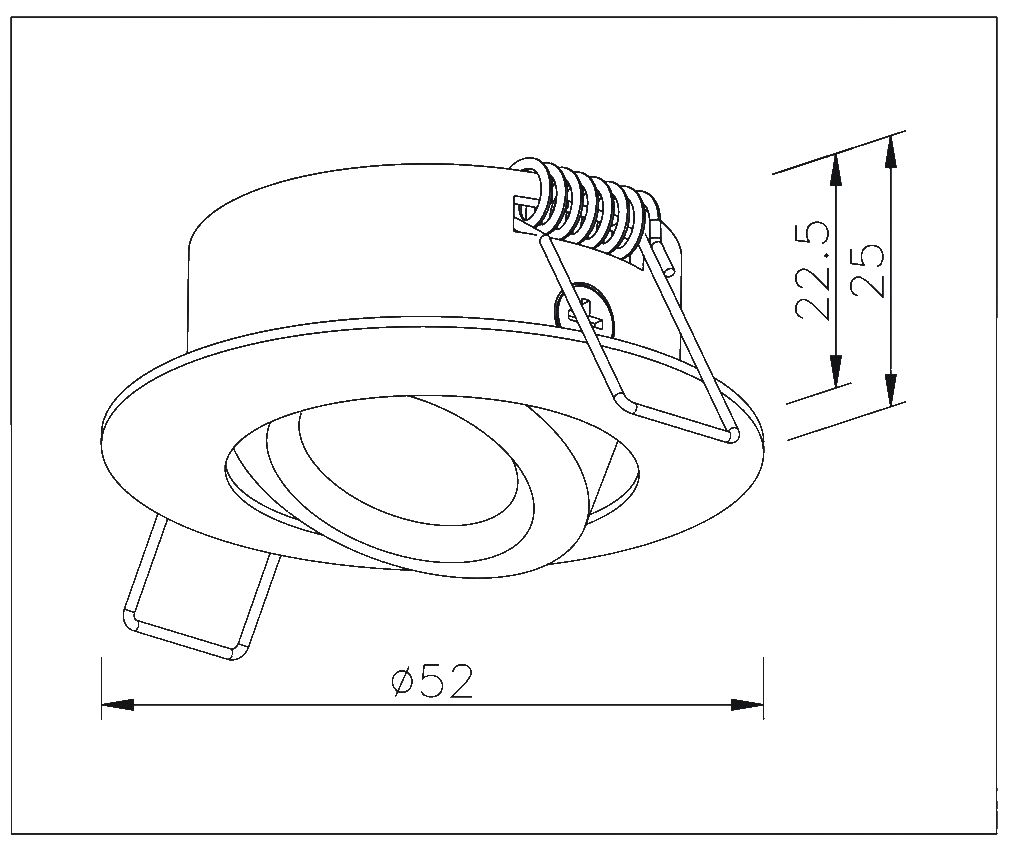 Narrow Spot Light LED High Efficient Lighting